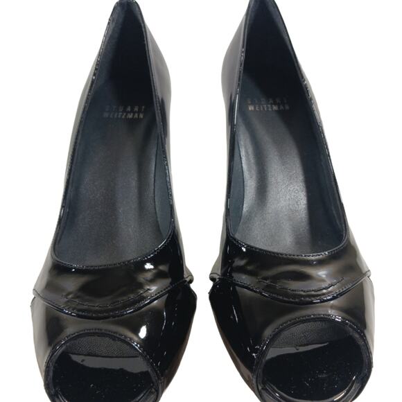 Stuart Weitzman Peep Toe Pumps EUC $265 size 6.5 S2324 - Picture 4 of 11
